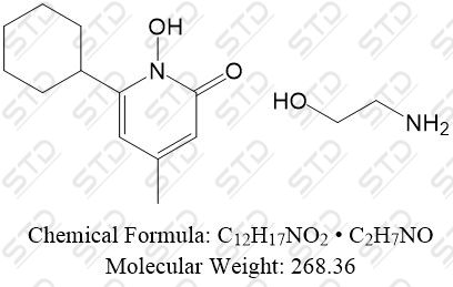 环吡酮胺杂质7 41621-49-2 <em>C</em>12H17NO2 • <em>C</em>2H7NO