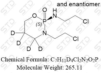 <em>异</em><em>环</em><em>磷</em><em>酰胺</em>-d<em>4</em> 1189701-<em>13</em>-0 C7H11D<em>4</em>Cl2N2O2P