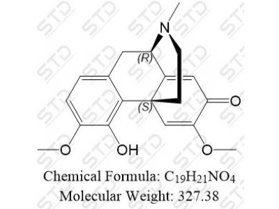 盐酸乙基吗啡杂质5 1936-18-1 C19H21NO4