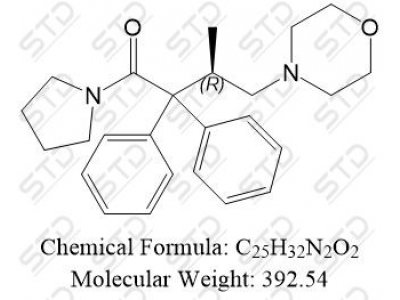 右吗拉胺杂质1 (左吗拉胺) 5666-11-5 C25H32N2O2