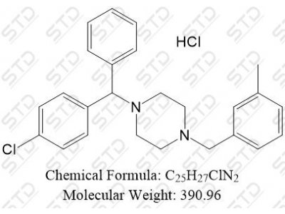 美克洛嗪 盐酸盐 410538-37-3 C25H27ClN2