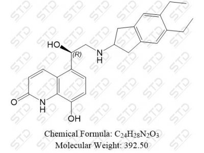 马来酸茚达特罗 单体 312753-06-3 C24H28N2O3