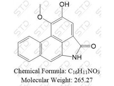 马兜铃酸杂质9 (马兜铃内酰胺 AII) 53948-07-5 C16H11NO3