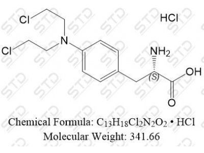 美法仑 盐酸盐 3223-07-2 C13H18Cl2N2O2 • HCl