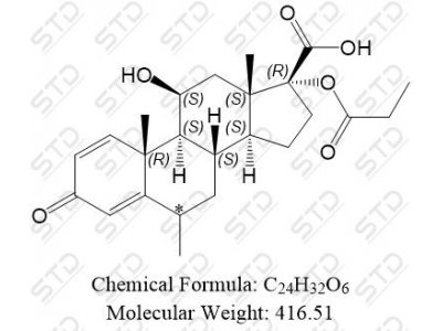 甲泼尼龙杂质51 NA C24H32O6 Molecular
