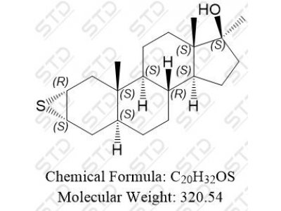 美雄诺龙杂质3 (甲基环硫雄醇) 4267-80-5 C20H32OS