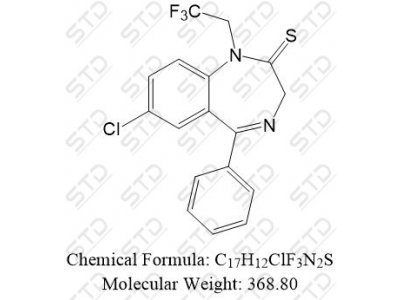 夸西泮杂质2 36718-30-6 C17H12ClF3N2S