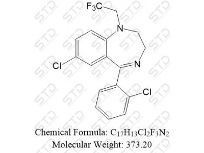 夸西泮杂质8 91224-35-0 C17H13Cl2F3N2