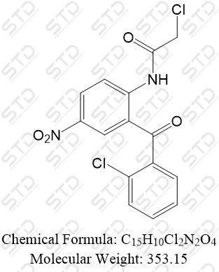 氯安定杂质5 180854-85-7 C15H10Cl<em>2N2</em>O4