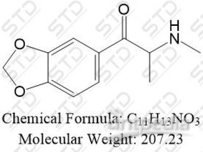 *卡西酮杂质7 (3,4-亚甲二氧基甲卡西酮) 186028-79-5 C11H13NO3