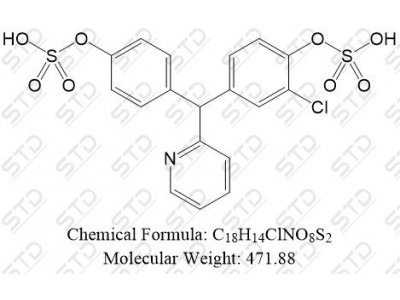 匹克硫酸钠杂质23 767569-51-7 C18H14ClNO8S2