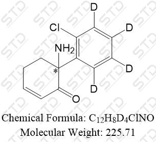 *<em>氯氨酮</em>杂质 9-d4 1246816-68-1 C12H8D4ClNO