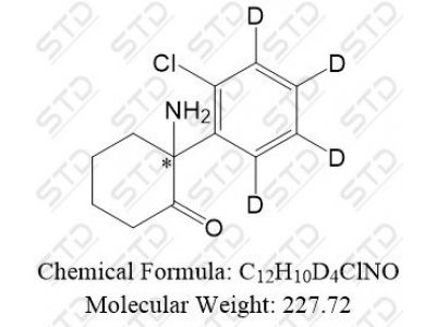 *氯氨酮杂质10-d4 1286586-83-1  C12H10D4ClNO