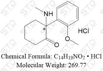 <em>氯氨酮</em>杂质11 6728-62-7 C14H19NO2 • HCl