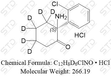 <em>氯氨酮</em>杂质12-d6 1914953-04-0 C12H8D6ClNO • HCl