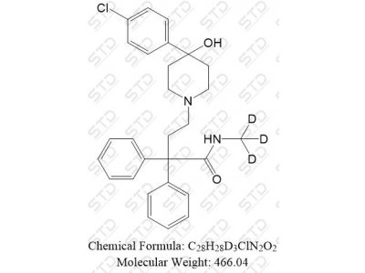 洛哌丁胺杂质9-d3 1189488-17-2 C28H28D3ClN2O2