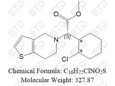 氯吡格雷杂质131 2641358-57-6 C16H22ClNO2S