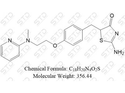 罗格列酮杂质19 329249-53-8 C18H20N4O2S