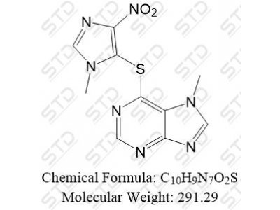 硫唑嘌呤杂质17 302840-04-6 C10H9N7O2S