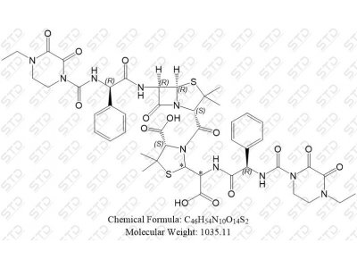 哌拉西林杂质40 2649505-17-7 C46H54N10O14S2