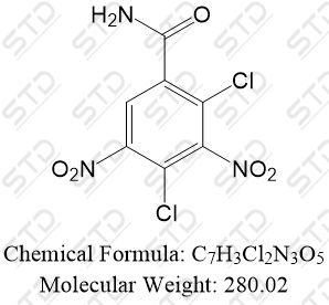 洛度沙胺杂质<em>4</em> 13550-88-<em>4</em> C7H3Cl2N3O5