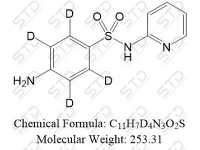 柳氮磺吡啶杂质10-d4（柳氮磺吡啶EP杂质J-d4） 1189863-86-2 C11H7D4N3O2S