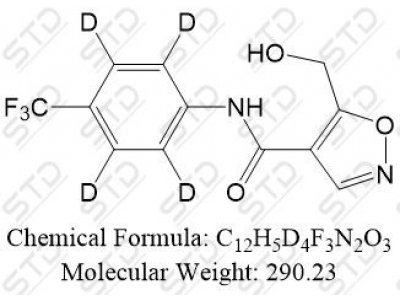 来氟米特杂质17-d4 1794789-76-6 C12H5D4F3N2O3