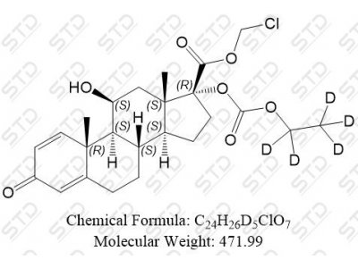 氯替泼诺杂质1-d5 2026643-11-6 C24H26D5ClO7