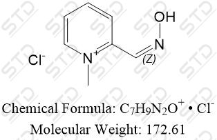 <em>氯</em><em>解</em><em>磷</em><em>定</em><em>杂质</em>4  氯化物 13698-37-8 C<em>7</em>H9N2O+ • Cl-