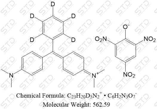 ]<em>cyclohexa-2,5-dien-1-ylidene</em>]-<em>dimethylazanium</em>;<em>2,4,6-trinitrophenolate</em> 1258668-21-<em>1</em> C23H20D<em>5N2</em>+ • C<em>6H2N3</em>O7-