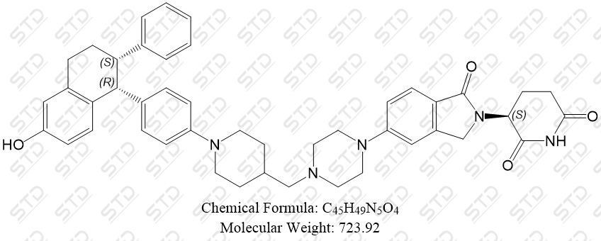 -1-naphthalenyl]<em>phenyl</em>]-<em>4</em>-piperidinyl]<em>methyl</em>]-1-piperazinyl]-<em>2H-isoindol-2-yl</em>]-, (3S)- 2229711-68-<em>4</em> C45H49N5O<em>4</em>