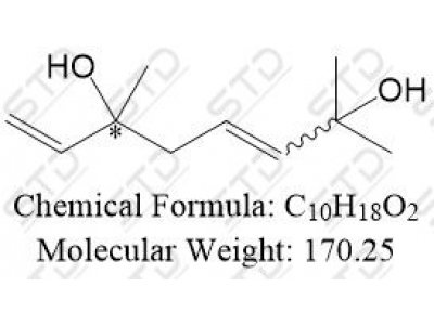 3,7-Octadiene-2,6-diol, 2,6-dimethyl- 13741-21-4 C10H18O2