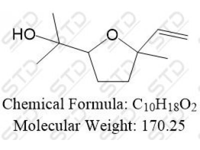 2-(5-methyl-5-vinyltetrahydrofuran-2-yl)propan-2-ol 37267-80-4 C10H18O2
