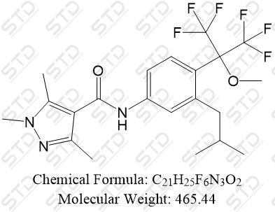 1H-Pyrazole-4-carboxamide, 1,<em>3,5-trimethyl</em>-N-[<em>3</em>-(<em>2</em>-methylpropyl)-4-[<em>2,2</em>