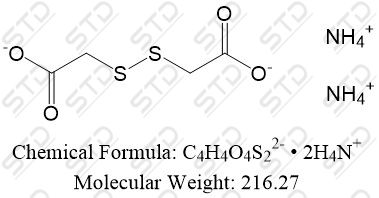 Diammonium <em>2,2</em>'-dithiodiacetate 68223-93-8 C<em>4H4O4</em>S22- • <em>2H4</em>N+