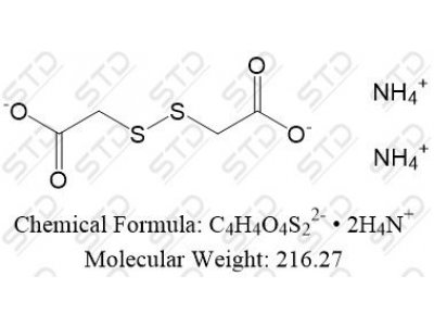 Diammonium 2,2'-dithiodiacetate 68223-93-8 C4H4O4S22- • 2H4N+