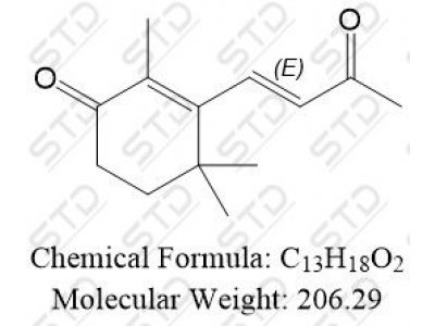 (E)-2,4,4-trimethyl-3-(3-oxo-1-butenyl)cyclohex-2-en-1-one 29790-29-2 C13H18O2