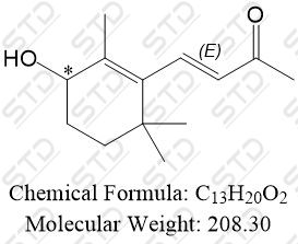 <em>3-Buten-2</em>-one, <em>4</em>-(<em>3-hydroxy-2,6,6-trimethyl</em>-1-cyclohexen-1-yl)-, (E)- 14398-34-6 C13H20O<em>2</em>