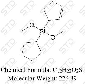 <em>Cyclopent-2-en-1-yl</em>(<em>cyclopentyl</em>)<em>dimethoxysilane</em> 1644661-28-8 C12H22O<em>2</em>Si