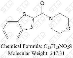 <em>benzo</em>[b]thiophen-2-yl(morpholino)methanone 68899-44-5 C13H13NO2S