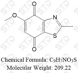 5-methoxy-2-<em>methylbenzo</em>[d]thiazole-4,7-dione 265312-60-5 <em>C</em>9H7NO3S