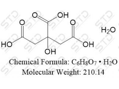柠檬酸 水合物 5949-29-1 C6H8O7 • H2O