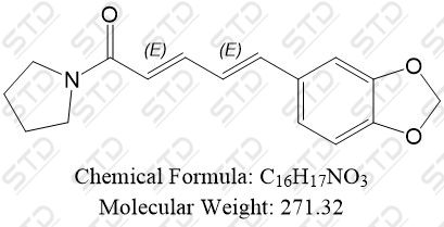 次胡椒酰胺 25924-78-1 C16<em>H17NO3</em>