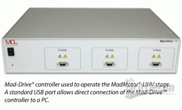 MCL 压电马达驱动超高真空兼容位移台
