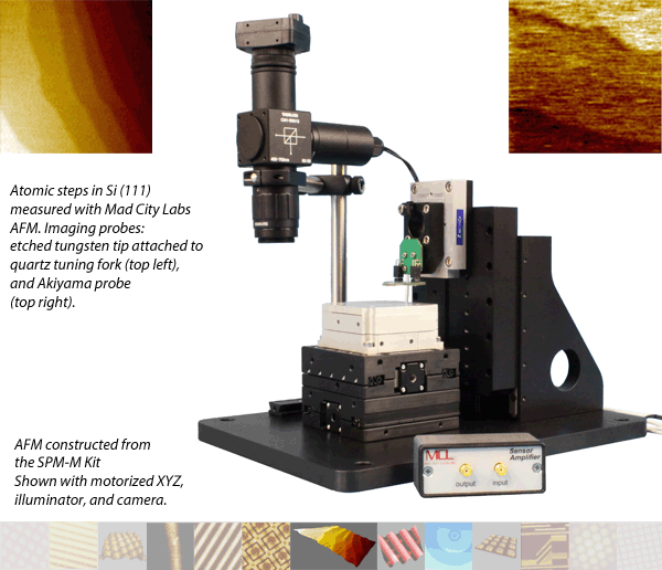 MCL原子力显微镜套件SPM-M 中等尺寸音叉探针图纸