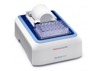 NanoDrop™ Eight 超微量紫外可见分光光度计自动检测