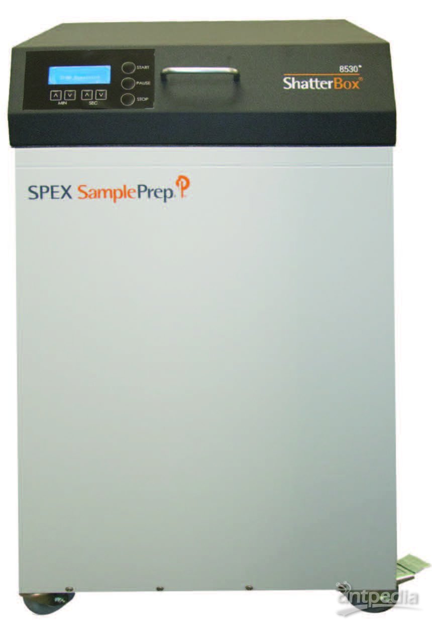 Spex SamplePrep 8530 ShatterBox® 可编程盘式研磨仪 用于水泥样品