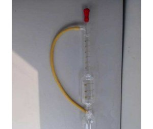 环保实验用50ml玻璃管皂膜流量计-玻璃皂膜流量计的使用方法