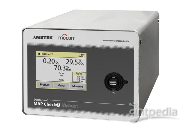 MAP Check 3 Vacuum保鲜专用仪器在线 MAP 气体分析仪 在线 MAP 气体分析仪数据表