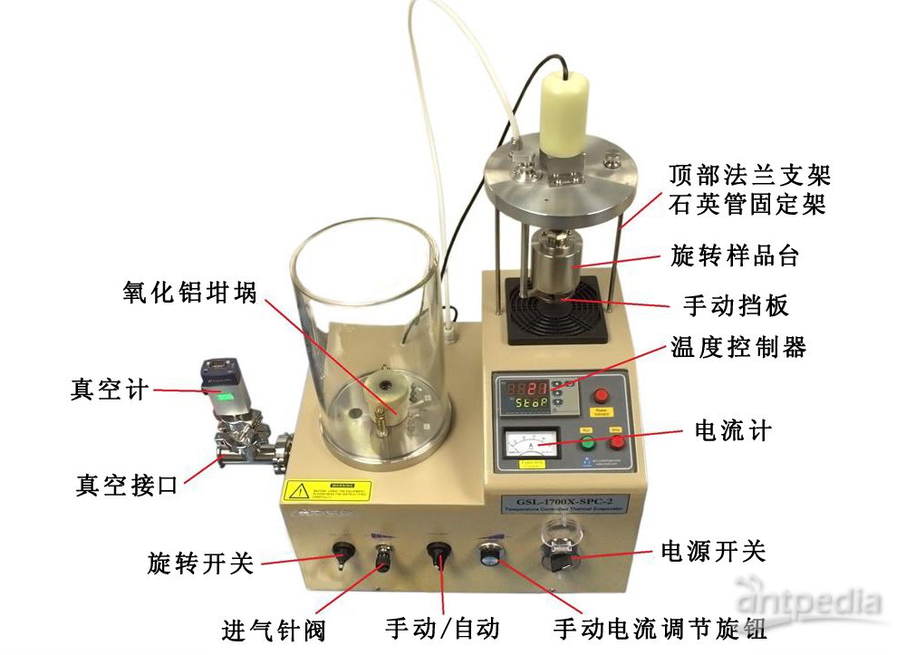 GSL-1700X-SPC-2小型程序控温蒸发镀膜仪
